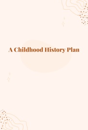어린 시절 역사 계획 포스터
