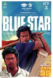 Blauer Stern Poster
