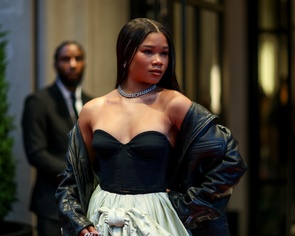 Storm Reid at the Mark Hotel for the 2024 Met Gala after-party in New York City